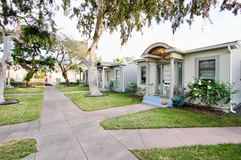 A serene, friendly neighborhood ready for fall in North Park, California.