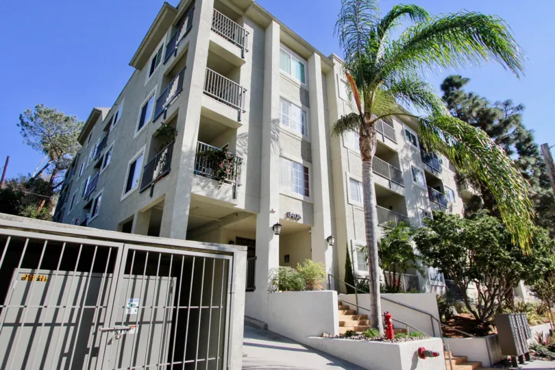 Coventry Woods  ,North Park, California,off white building,balcony