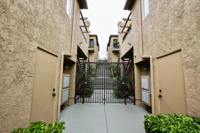 Alleyway view of the Desert Knoll community in North Park