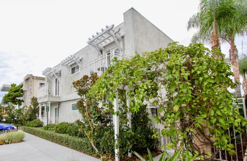 An apartment building located in the Idaho Palms community in North Park, California