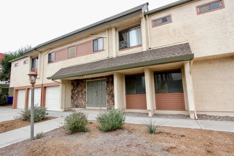 Fun southwestern street view in the Idaho Villas community in North Park, California.