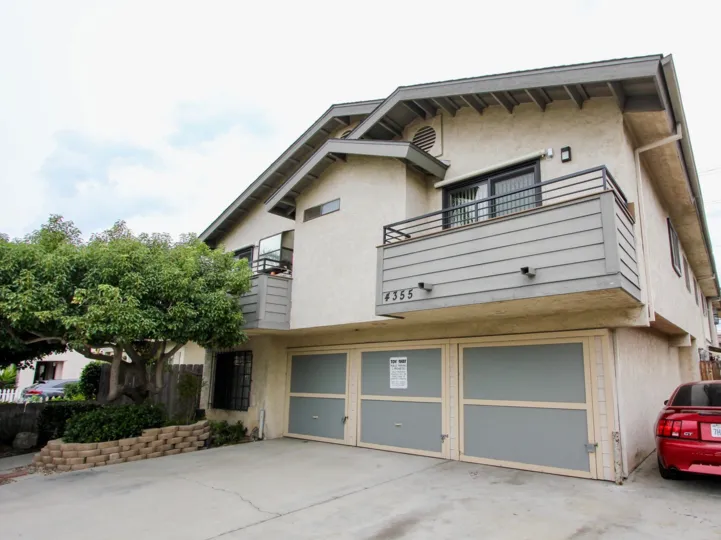 Cream colored condo at Kentwood condos in North Park, CA