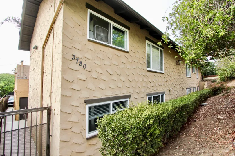 Apartment complex, Las Casitas, in North Park, California