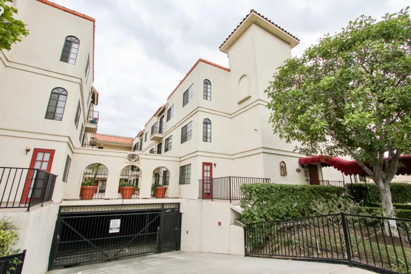 Housing with underground parking at Mission Gardens in North Park California
