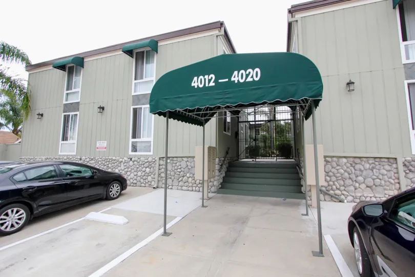 Mississippi Townhomes , North Park  , California,number,pebbled wall