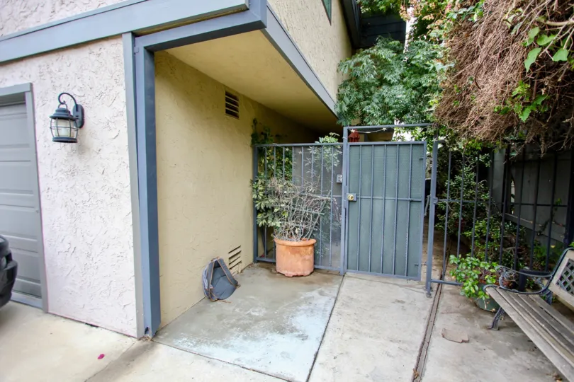 Side view of an apartment in Morley Field Townhomes, North Park, California