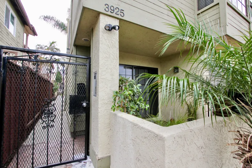 the front gate of 3925 Oregon Street in North Park California