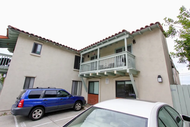 Park Heights ,: North Park , California, white sky,balcony