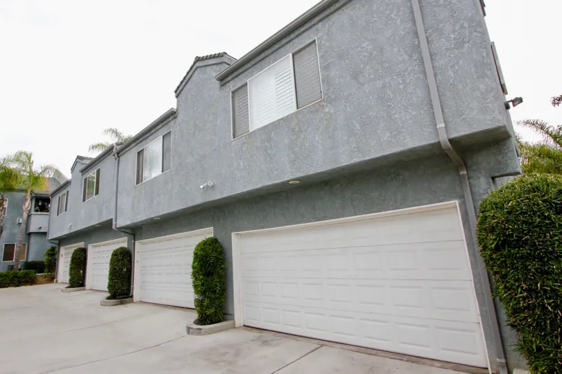 An apartment building in the Phoenix III complex in North Park, California.