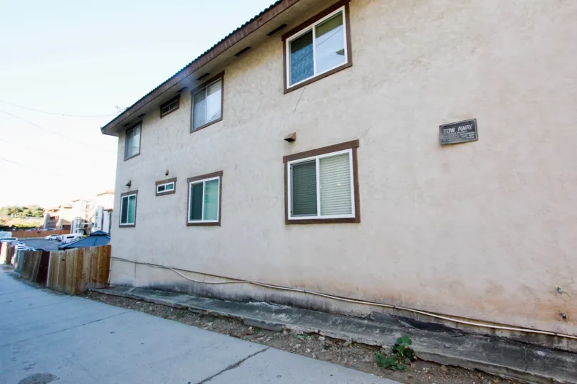 Side view of 2-story residential building on Robinson Street in North Park, California