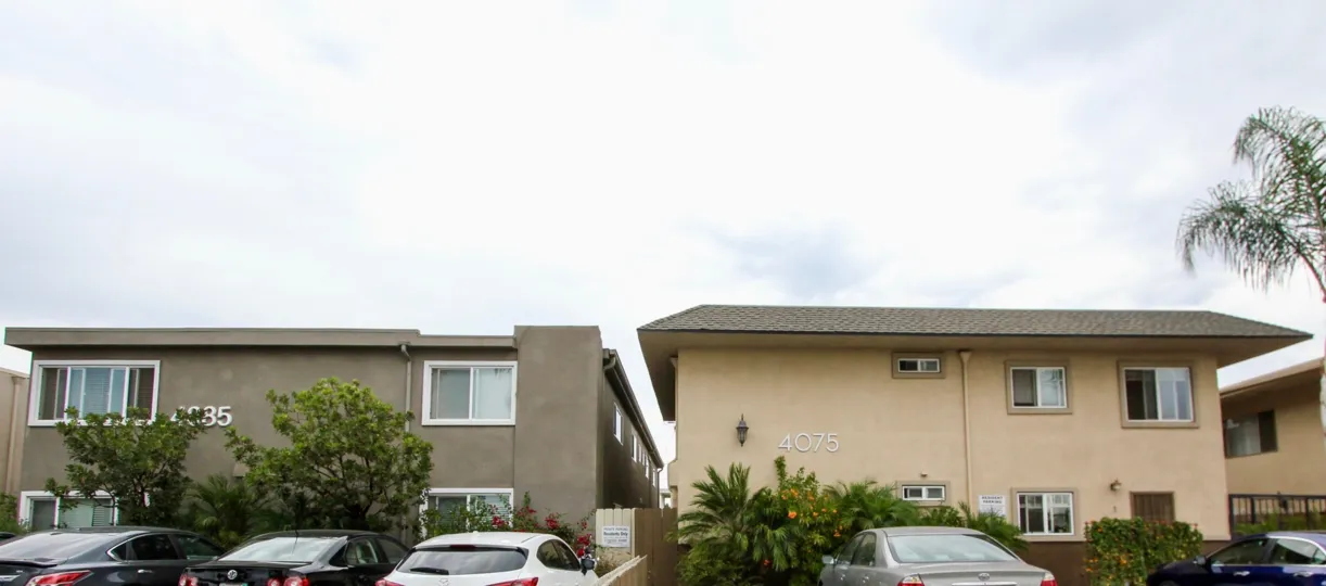 2 small apartment buildings in a modest community in Splendid Splinter.  Parking onsite.
