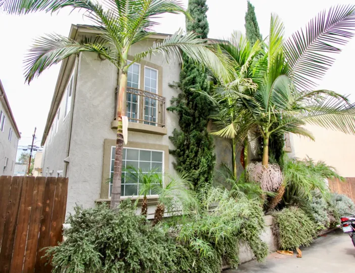 The Garden District in North Park, California is exactly that. There is a vast amount of greenery along the perimeter of the beautiful buildings giving it that peaceful garden feeling.