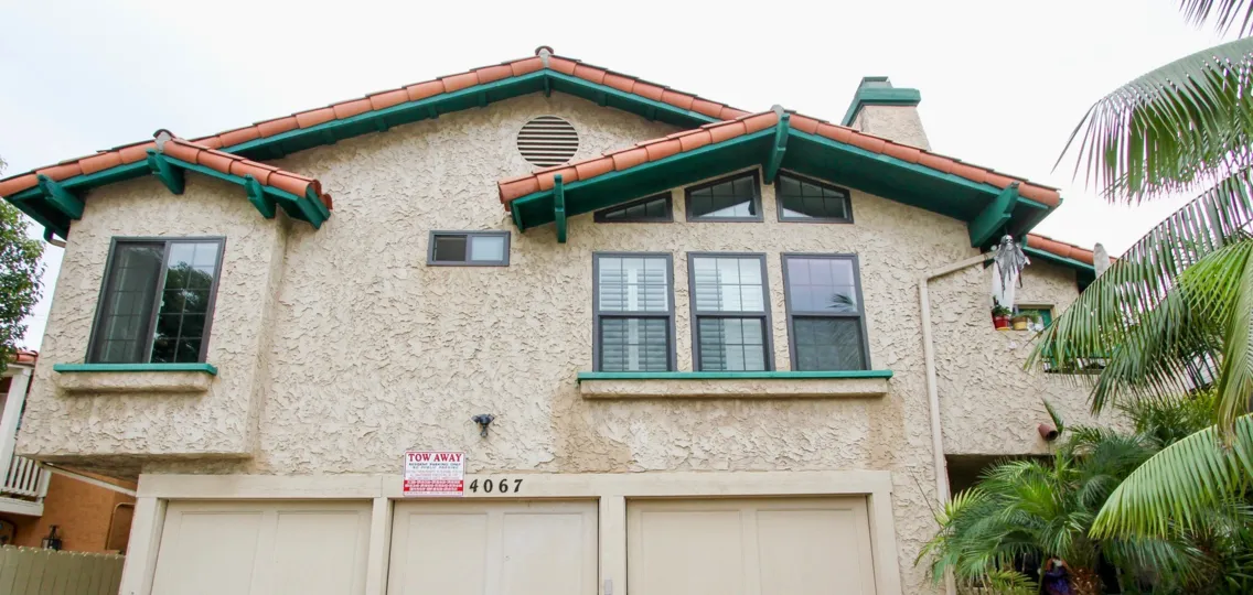 Utah Park  , North Park  ,California,white sky,orange roof