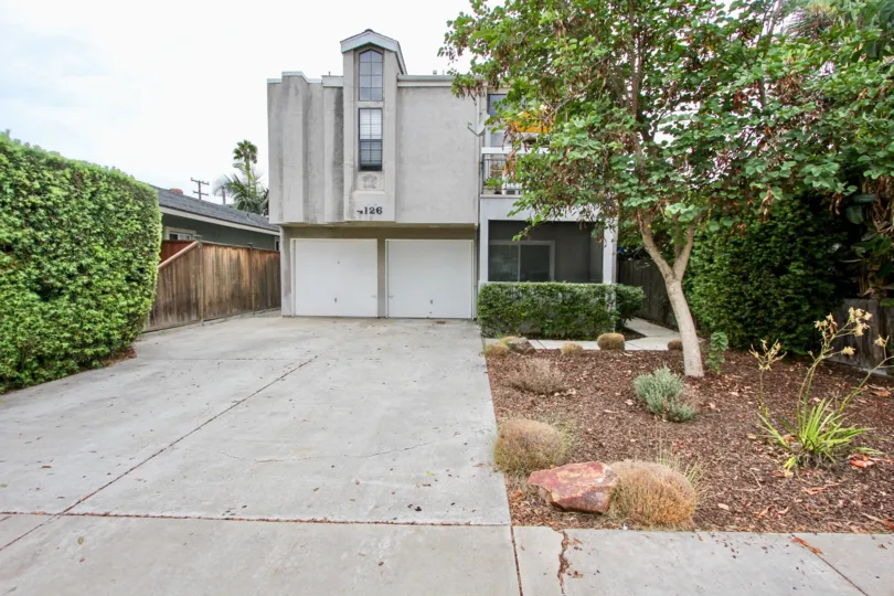 Grey stucco building located in Utah Villa in North park