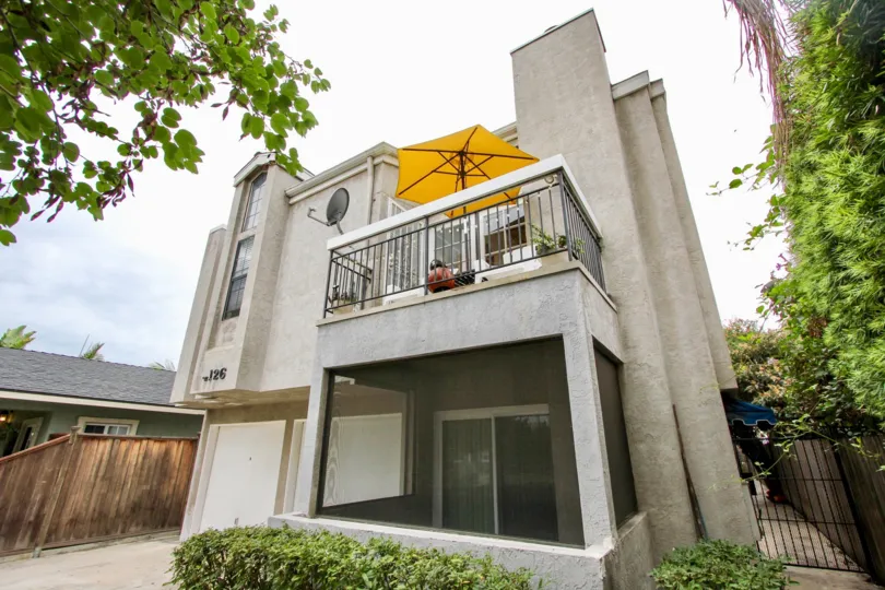 Tho story housing with patio at Utah Villa in North Park California