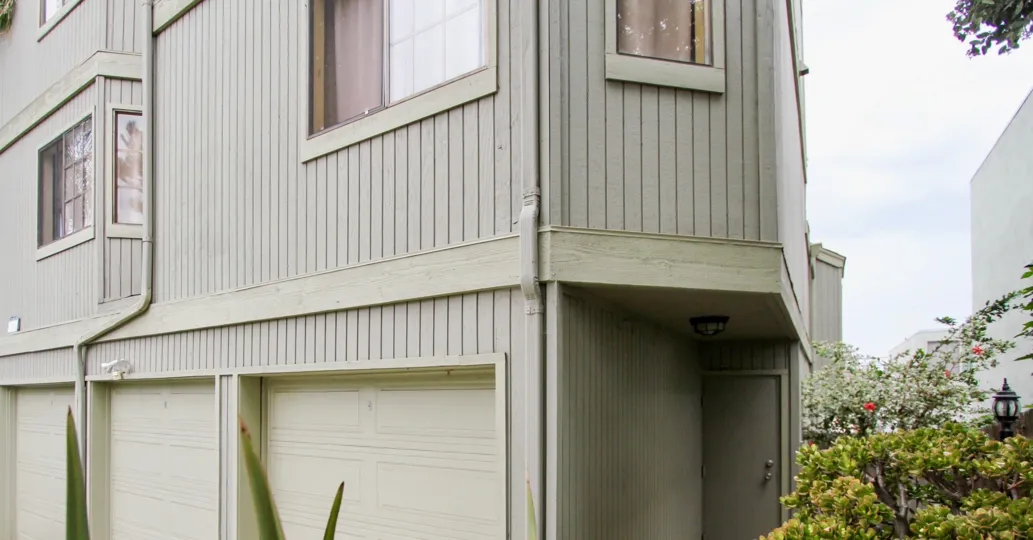 Villa Terrace  ,North Park  ,California,beige building,light brown door