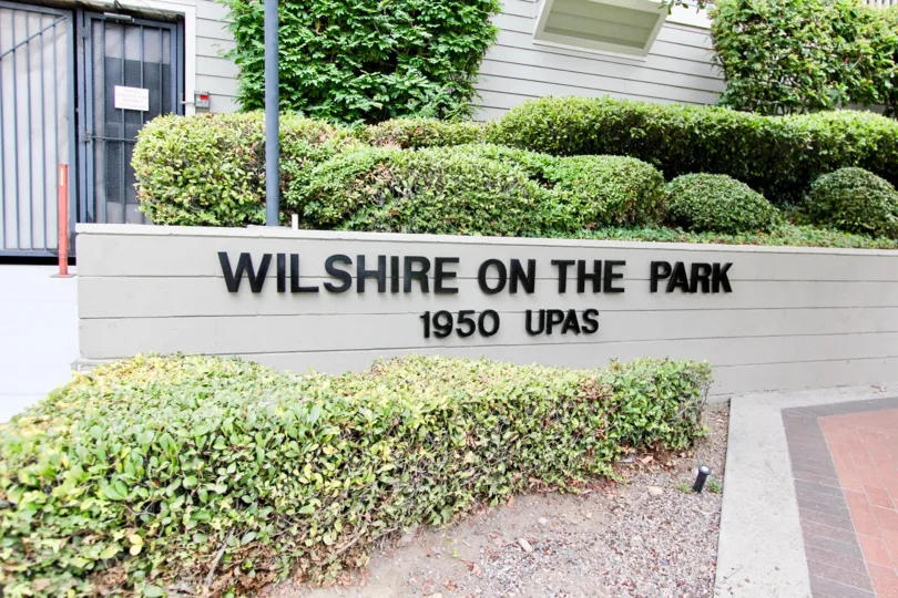 The Wall in The Wilshire on the Park marked with the community park added with 1950 UPAS