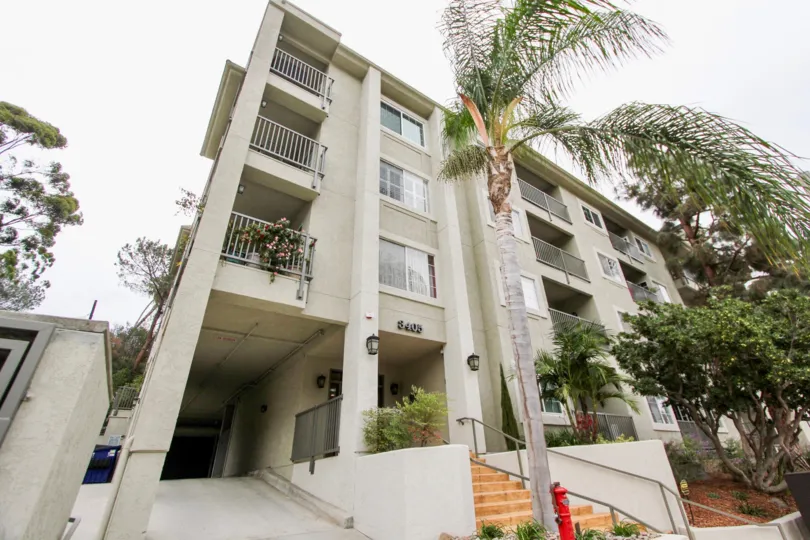 An apartment building in Wilshire on the Park, North Park, CA.