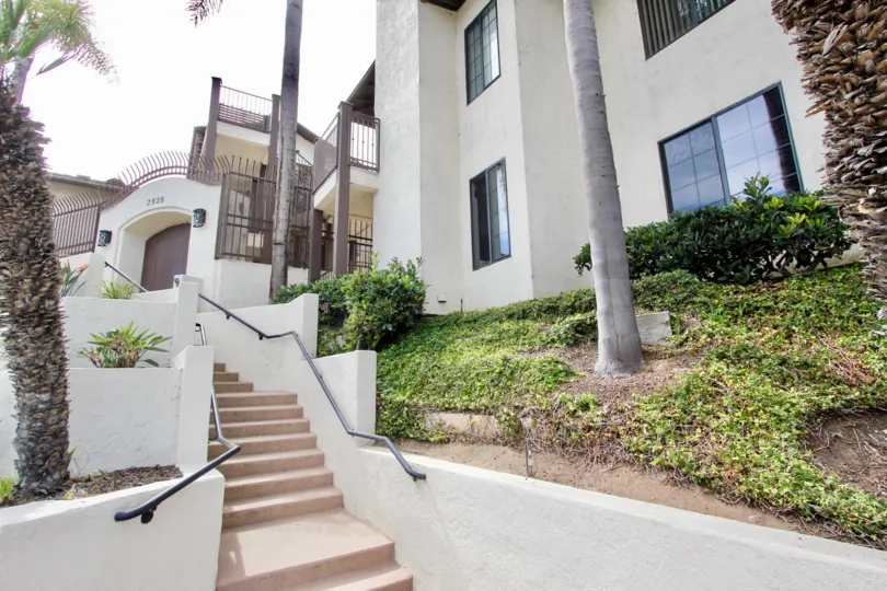 Living quarters at the Famosa Terrace community in Ocean Beach, California