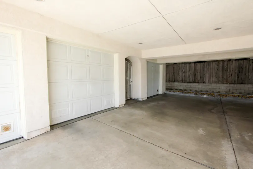 Open space outside the home in Poinsettia Villas.