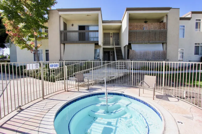 Pool and patios are all yours when you are staying at Arbor Hill in Oceanside, CA