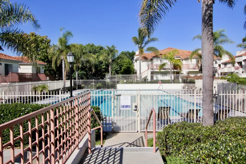 Avalon at Eagles Crossing, Oceanside, California, blue sky, trees