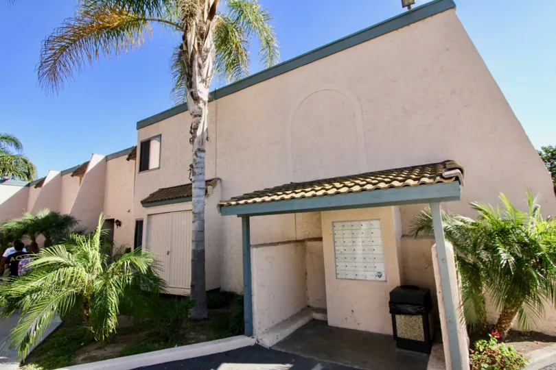 Casa Collado. Oceanside. California, blue sky, plants