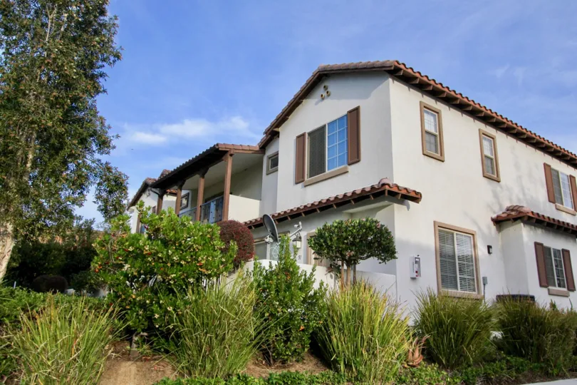 Apartments and Natural Sorroundings of Casitas at Spring Creek, Oceanside, California