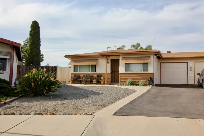 Clean homes of Costa Serena, Oceanside, California