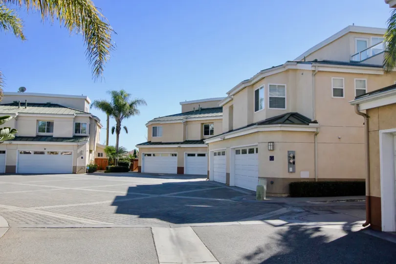 Double garage entrances keep you protected when you arrive home at Eaton Court.