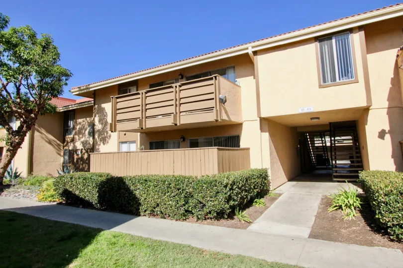 Entrance area to Forest Glen in Oceanside, California
