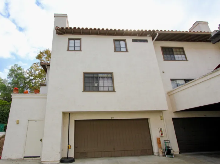 Plenty of parking at Mission Point Townhomes in Oceanside, California.