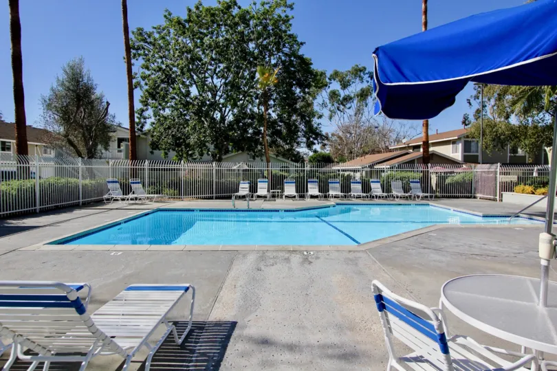 Park Circle Community, Oceanside, California, Outdoor Pool and Patio