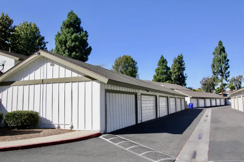 Car Garages for the pepperwood villas in Oceanside.
