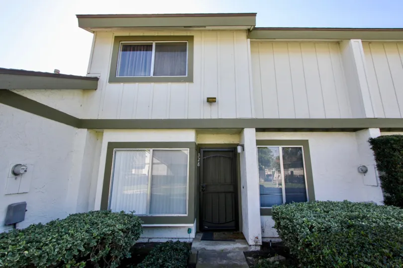 The frontal exterior to an apartment in the Pepperwood Villas