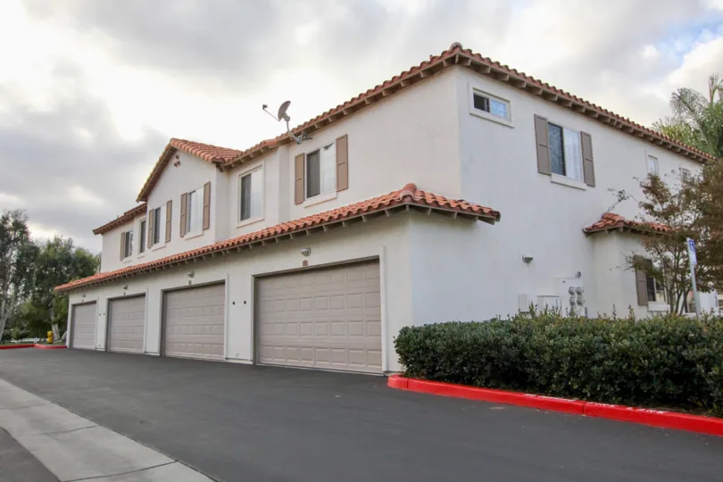Plain large condos in Oceanside california cloudy day but not bad