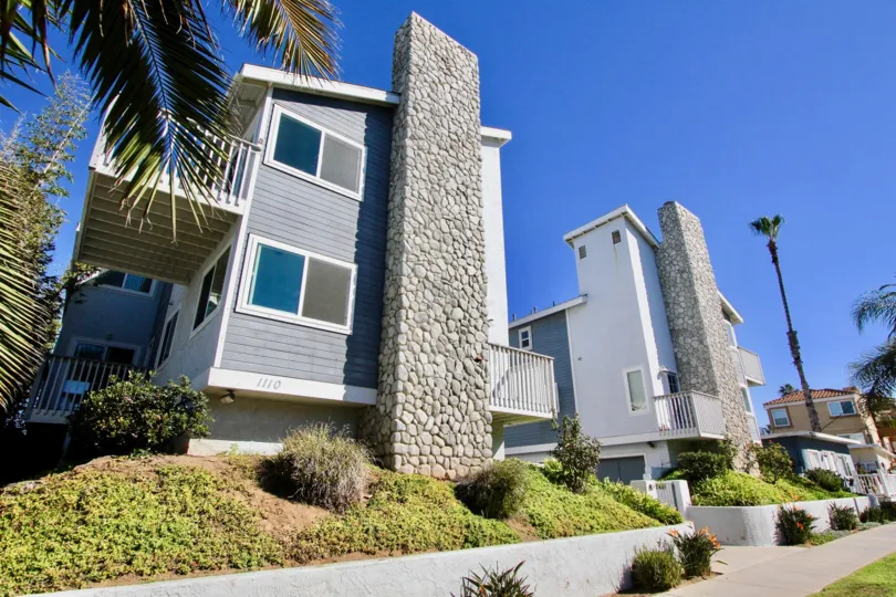 Beautiful homes in the S Tait Street Condos in Oceanside, California