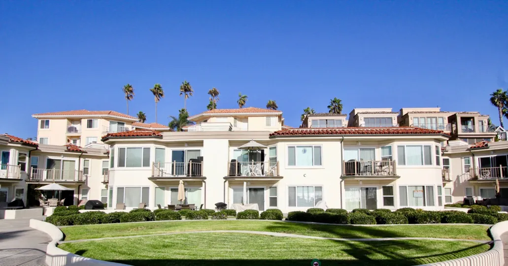 Three story housing with large sky lights at San Miguel in Oceanside CA