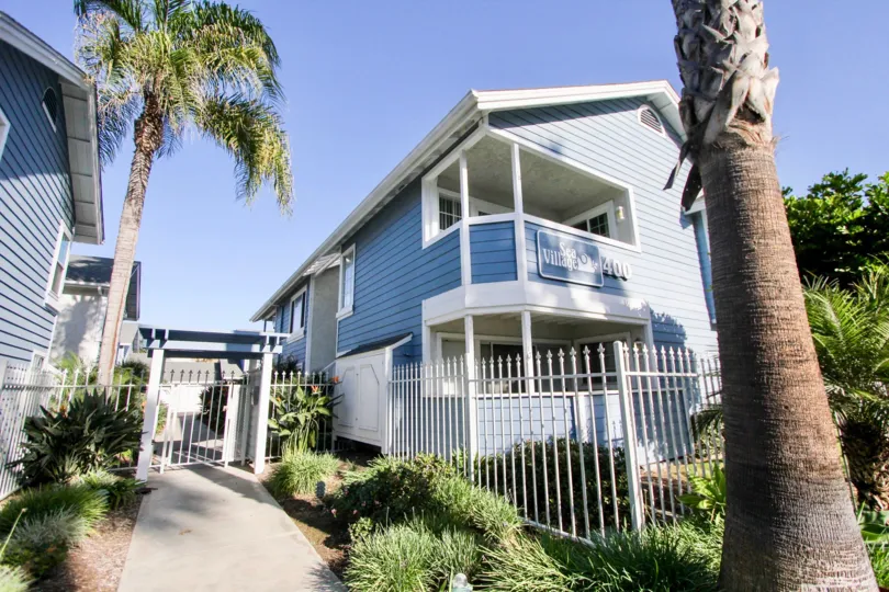 Lovely breezeway entry into the community of Sea Village.