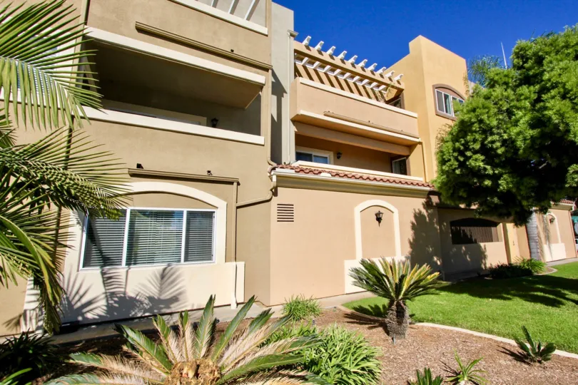 The outside of Summit Village community in Oceanside CA