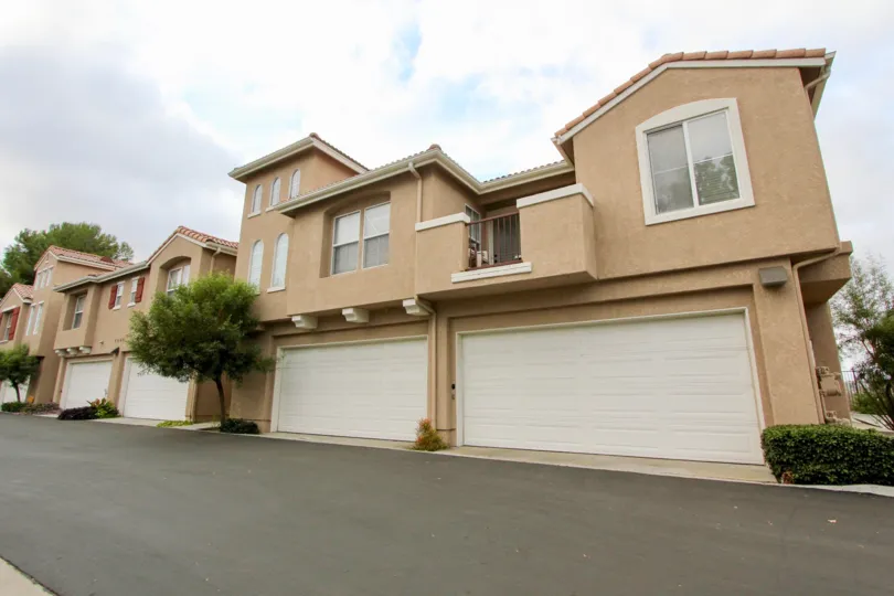 Housing from a street view in theVista Monte area of Oceanside, California