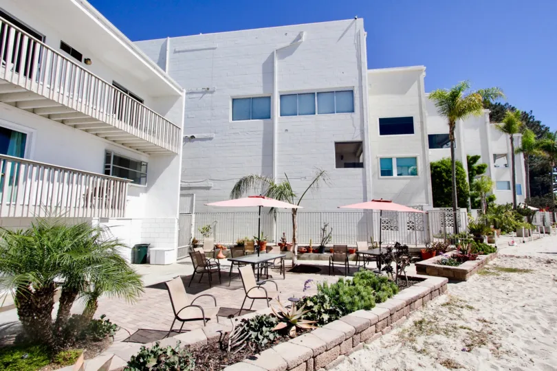 Step right from your patio onto the sandy beach at Bay Contempo.