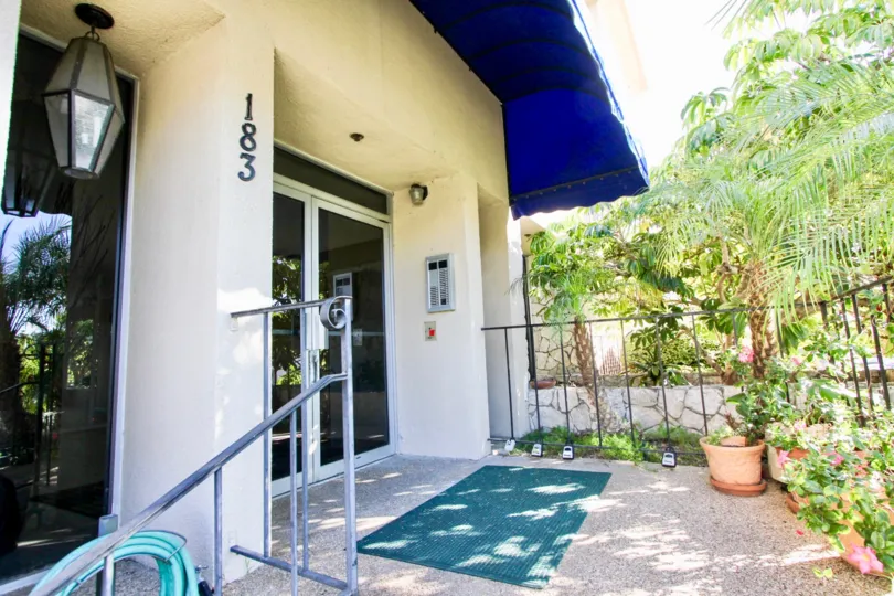 The Casa Thomas looks very attractive with arranged flower pots in front side