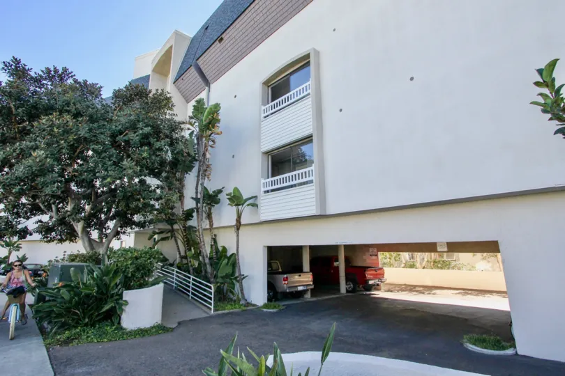 The sleek looking Crown Point Villas in Pacific Beach, California.