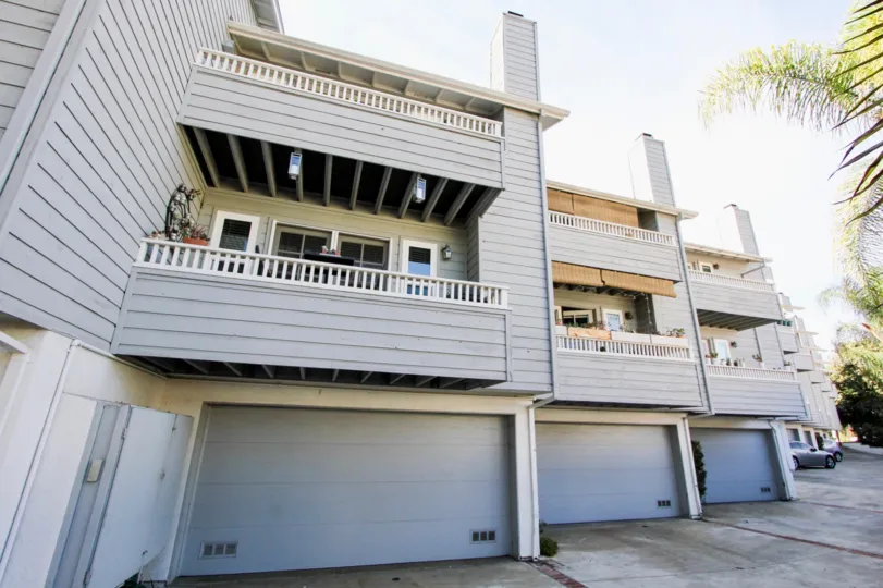 Three two-storey units in the Diamond by the Bay community.