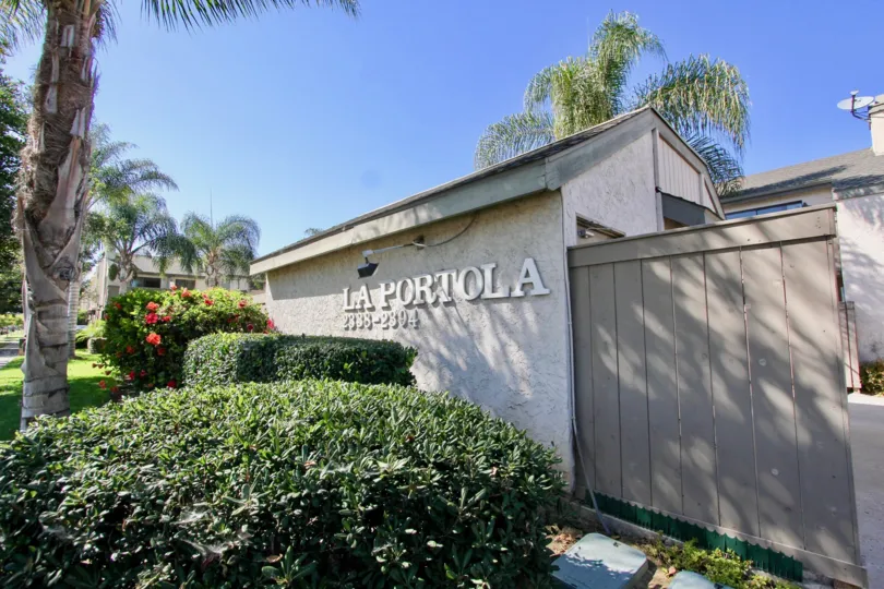 Entrance to the Amazing Comunity of La Portola Pacific Beach, California
