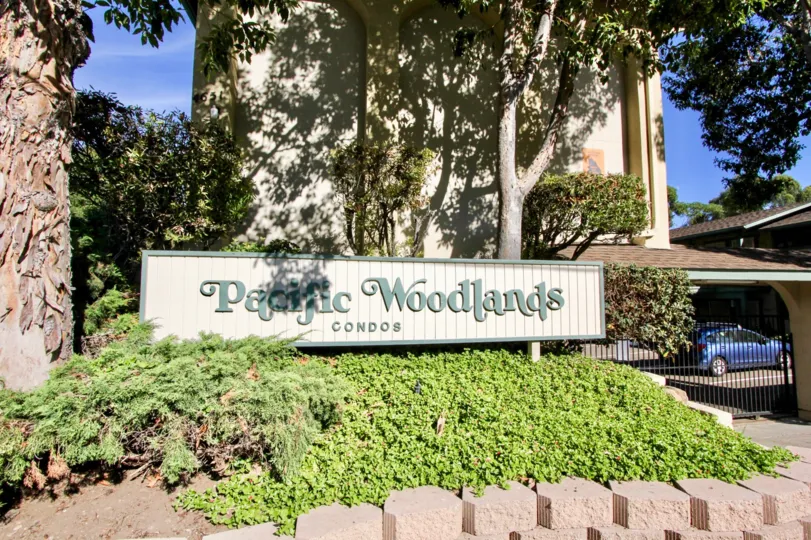 Serene, quiet condos in Pacific Woodlands of Pacific Beach, CA.