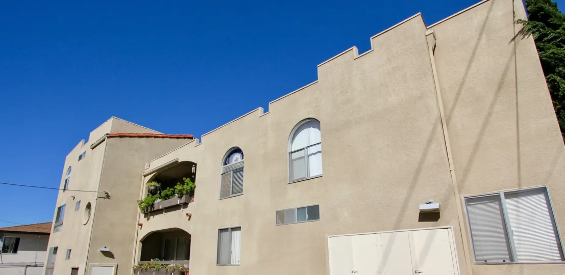A street view of Portofino in Pacific Beach, California.