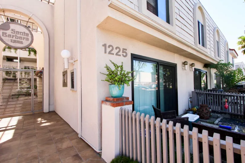 1225 Santa Barbara Beige Two-Story Building Pacific Beach California