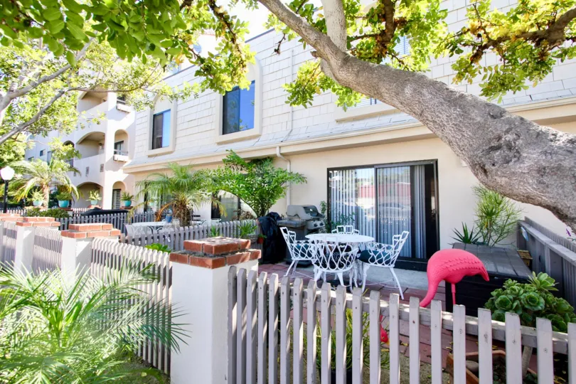 A beautiful day in the Santa Barbara community in Pacific Beach, CA